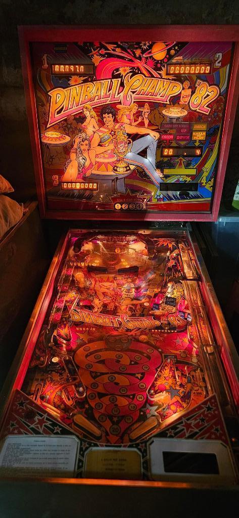 Flipperkast Zaccaria Pinball champ '82, Verzamelen, Automaten | Flipperkasten, Gebruikt, Elektronisch, Flipperkast, Overige merken