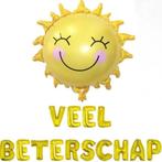 Folie ballonnen set Veel Beterschap met Zon, Versiering, Nieuw, Struikheide 64,3069lj rotterdam, Ophalen of Verzenden