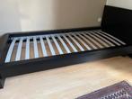 Ikea bed Malm zwart, Ophalen, 90 cm, Eenpersoons, Zwart