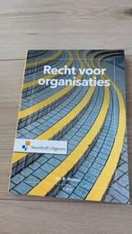 Robert Westra - Recht voor organisaties, Boeken, Wetenschap, Sociale wetenschap, Ophalen of Verzenden, Zo goed als nieuw, Robert Westra