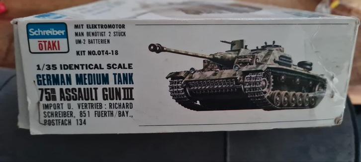 Mooie Tank Modelbouw - Schreiber Otaki, Hobby en Vrije tijd, Modelbouw | Auto's en Voertuigen, Nieuw, Tank, Groter dan 1:32, Overige merken