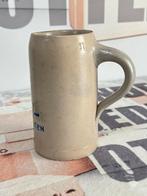 Vintage Wieze bierpot bierpul bier pot 1 Liter steen oktober, Verzamelen, Ophalen of Verzenden, Pul(len), Overige merken