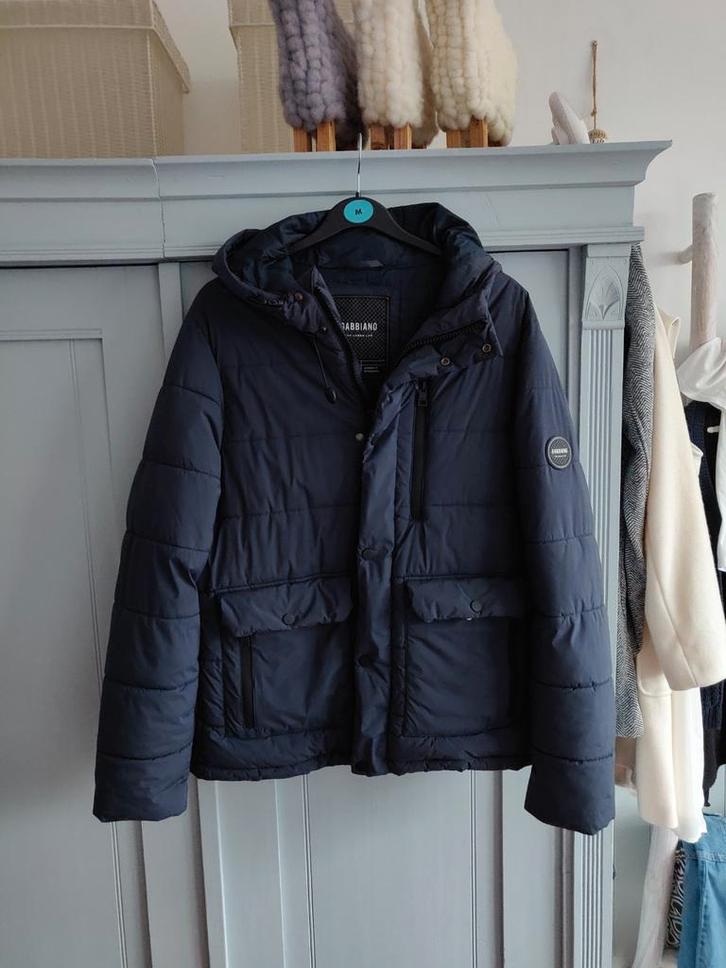 Gabbiano winterjas heren maat S in nieuwstaat, Kleding | Heren, Jassen | Winter, Zo goed als nieuw, Maat 52/54 (L), Blauw, Ophalen of Verzenden