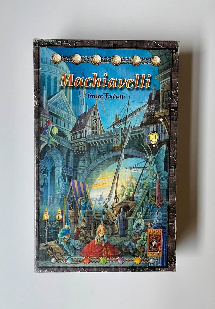 Machiavelli - 999 Games, Hobby en Vrije tijd, Gezelschapsspellen | Bordspellen, Gebruikt, Ophalen of Verzenden