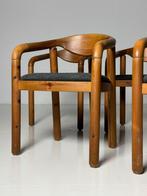 Rainer Daumiller stoelen set van 6 vintage, Huis en Inrichting, Ophalen, Bruin, Zo goed als nieuw, Stof