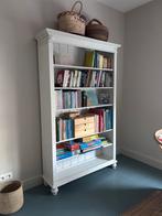 Grenen Boekenkast met 5 verstelbare planken, Met plank(en), Gebruikt, 100 tot 150 cm, Ophalen of Verzenden