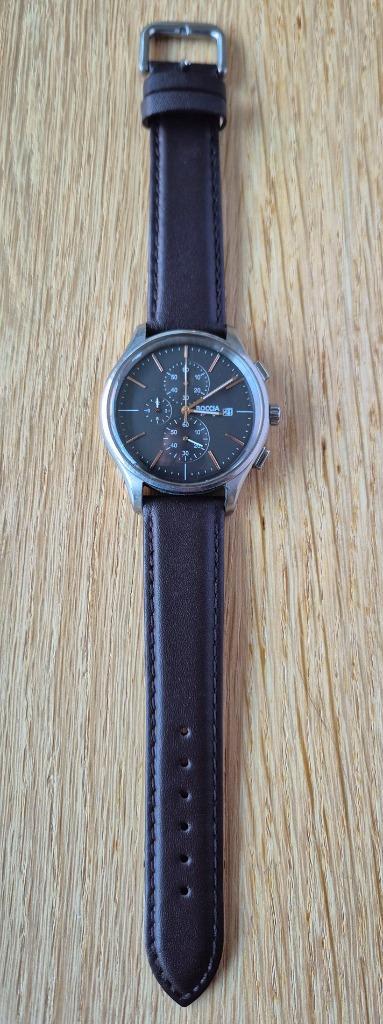 Boccia Titanium Chronograph herenhorloge, Sieraden, Tassen en Uiterlijk, Horloges | Heren, Zo goed als nieuw, Polshorloge, Overige merken