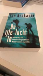 Jon Krakauer - De ijle lucht in, Boeken, Ophalen of Verzenden, Zo goed als nieuw, Nederland, Jon Krakauer