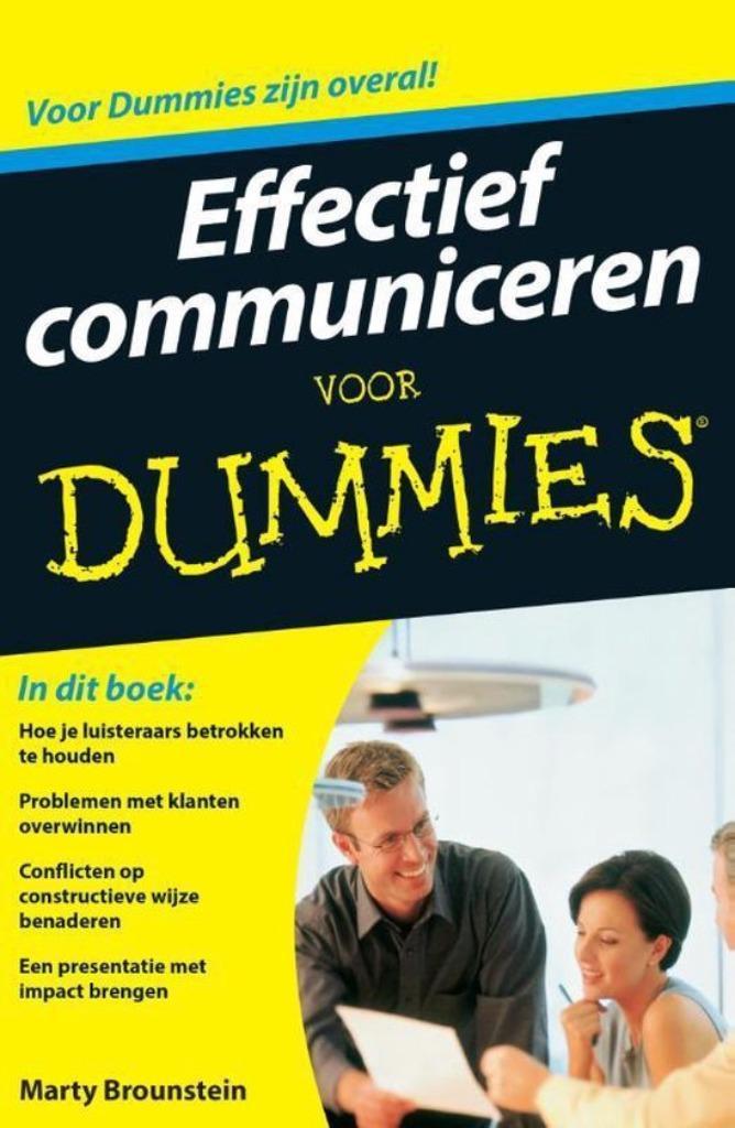 Effectief communiceren voor Dummies - 9789045350578, Boeken, Psychologie, Zo goed als nieuw, Ophalen of Verzenden