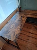 Mooi houten bureau 138x138x75, Huis en Inrichting, Bureaus, Ophalen of Verzenden, Zo goed als nieuw, Bureau