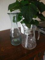 Glazen waterkan - 2 stuks, Huis en Inrichting, Keuken | Servies, Glas of Glazen, Ophalen of Verzenden, Overige stijlen, Glas