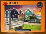 Legpuzzel 1000 stukjes, Koningsdag in Volendam, Hobby en Vrije tijd, Ophalen of Verzenden, 500 t/m 1500 stukjes, Zo goed als nieuw