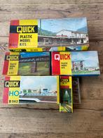 Vintage bouwdoos Quick B651 Bahnhof Reichenbach, Hobby en Vrije tijd, Modeltreinen | H0, Verzenden, Nieuw, Brug, Tunnel of Gebouw