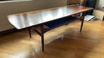 Deense mahoniehouten salontafel 153x52cm 47cm hoog, 50 tot 100 cm, Minder dan 50 cm, Deens, begin jaren 70, 150 tot 200 cm