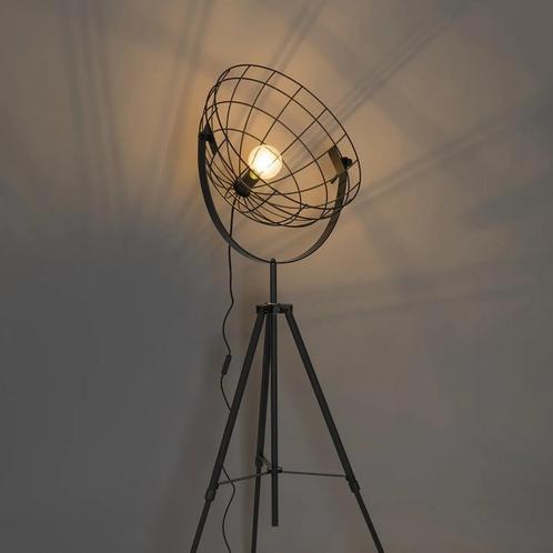 Industriële vloerlamp – Hoogte verstelbaar – NIEUW IN DOOS, Huis en Inrichting, Lampen | Vloerlampen, Nieuw, 150 tot 200 cm, Metaal