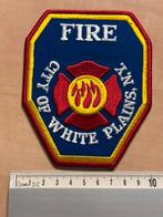 New york fire department city of white plains, Verzamelen, Militaria | Algemeen, Verzenden, Landmacht, Nederland, Embleem of Badge
