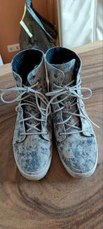 Sneakers 39 leer, Ophalen of Verzenden, Zo goed als nieuw, Grijs, Sneakers of Gympen