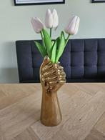 Vaas hand goud, Overige kleuren, Aardewerk of Porselein, Nieuw, Ophalen of Verzenden