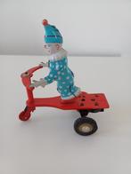 Roli Zoli blikken opwindclown op rode scooter, Antiek en Kunst, Ophalen of Verzenden