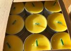Citronella waxinelichtjes, Huis en Inrichting, Woonaccessoires | Kandelaars en Kaarsen, Overige materialen, Overige kleuren, Nieuw