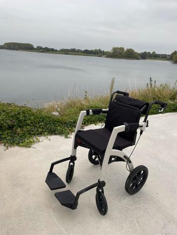 Rollz Motion chique rollator/rolstoel als nieuw lichtgrijs beschikbaar voor biedingen
