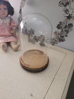 Vintage glazen stolpje foto 1 t/m 3