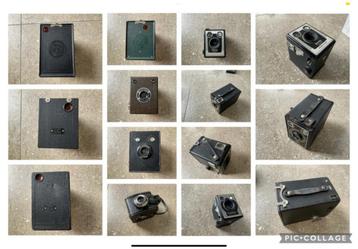 Verzameling (14) vintage box camera’s - samen € 70,00 (KWF) beschikbaar voor biedingen