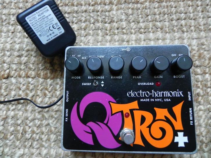 EHX Q-Tron+ inclusief nieuwe 24V EHX adapter AUTO WAH, Muziek en Instrumenten, Effecten, Zo goed als nieuw, Wah Wah, Ophalen of Verzenden