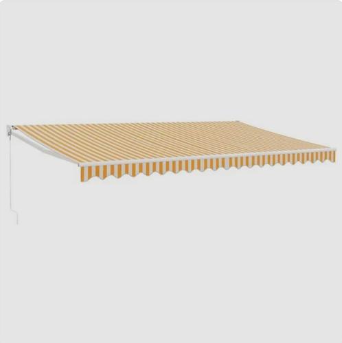 Zonnescherm, knikarmscherm, Tuin en Terras, Zonneschermen, Gebruikt, Knikarmscherm, 150 tot 300 cm, Ophalen