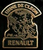 Renault Usine de Cleo goudkl.-zwart, Verzamelen, Verzenden, Nieuw, Transport, Speldje of Pin