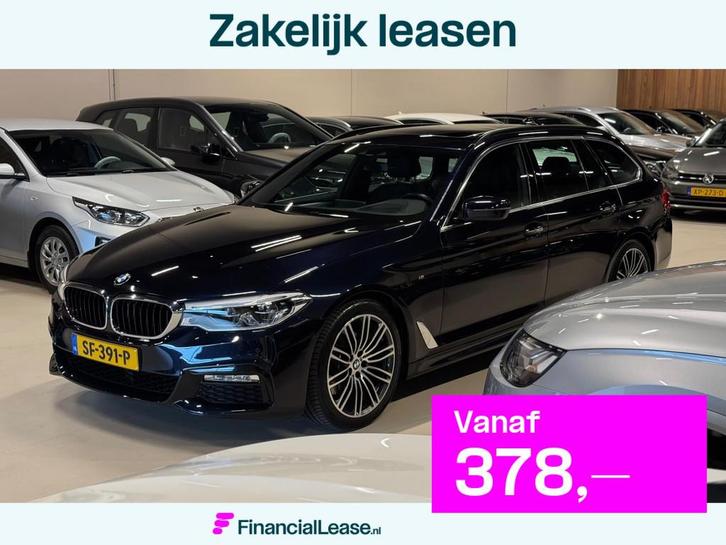 BMW 5-serie Touring 520i High Executive M Pakket, Pano, Virt, Auto's, BMW, Bedrijf, Lease, Financial lease, 5-Serie, ABS, Airbags