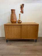 Vintage 60s Deens dressoir met zwarte pootjes, Gebruikt, 100 tot 150 cm, Ophalen of Verzenden, Onbekend