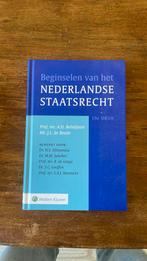 Beginselen van het Nederlands staatsrecht, Ophalen of Verzenden, Zo goed als nieuw, Sociale wetenschap