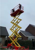 hoogwerker schaarhoogwerker 10 meter 230 volt op aanhanger, Ophalen