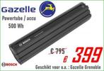 Gazelle Grenoble 500Wh accu 795 Nu 399 Laagste prijs in NL !