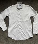 Ledûb grijs/wit overhemd maat 40 M, Kleding | Heren, Overhemden, Ophalen of Verzenden, Wit, Zo goed als nieuw