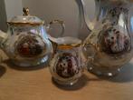 Porseleinen theeset met gouden rand, Ophalen