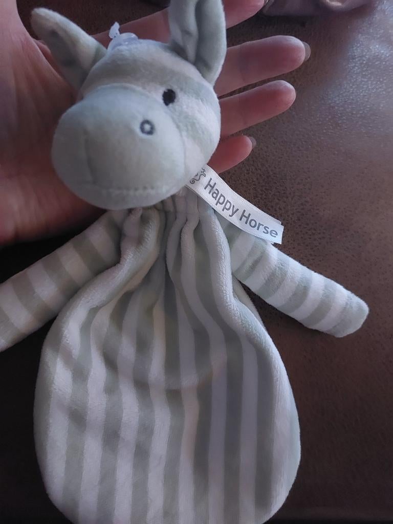 Knuffeldoekje Nijlpaard/Hippo Happy Horse ZGAN, Kinderen en Baby's, Speelgoed | Knuffels en Pluche, Ophalen of Verzenden, Zo goed als nieuw