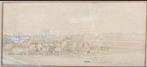 AQUAREL ‘Gezicht op Laren’, Antiek en Kunst, Ophalen of Verzenden