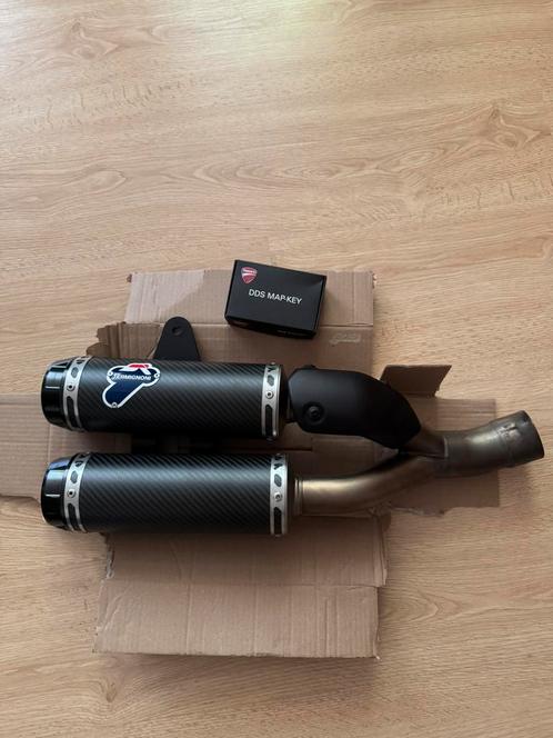 Termignoni Uitlaat Set Slip On Carbon Ducati Monster 821, Motoren, Onderdelen | Overige, Nieuw, Ophalen
