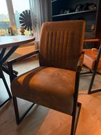 4 eetkamer stoelen, Huis en Inrichting, Stoelen, Ophalen, Overige kleuren, Leer, Zo goed als nieuw