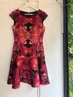Ted Baker jurk rood print maat 1, Maat 38/40 (M), Ophalen of Verzenden, Zo goed als nieuw, Boven de knie