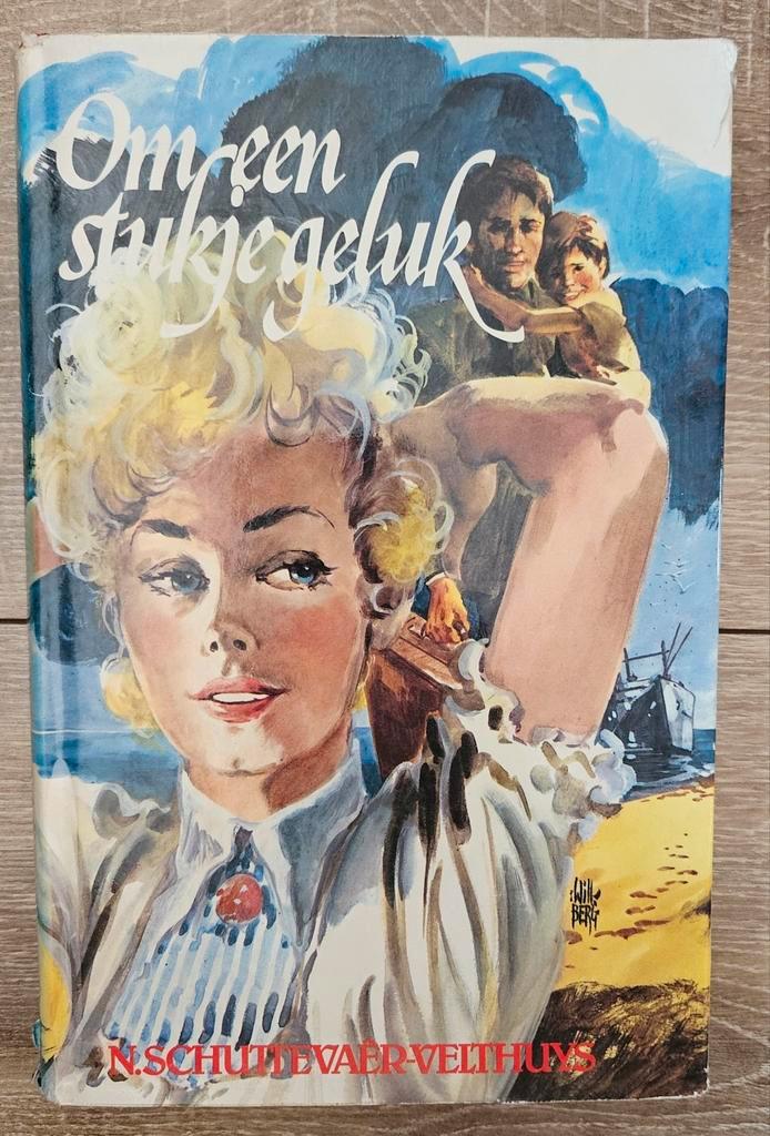 N. Schuttevaêr-Velthuis - Om een stukje geluk, Boeken, Streekboeken en Streekromans, Zo goed als nieuw, Ophalen of Verzenden