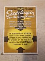 NOC Nederlandsche Oost Comapgnie Landstand, Roskam, Verzamelen, Militaria | Tweede Wereldoorlog, Ophalen of Verzenden