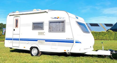Hobby 440 caravan 2005, Caravans en Kamperen, Caravans, Particulier, tot en met 4, 1000 - 1250 kg, Standaardzit, Hobby, Dwarsbed