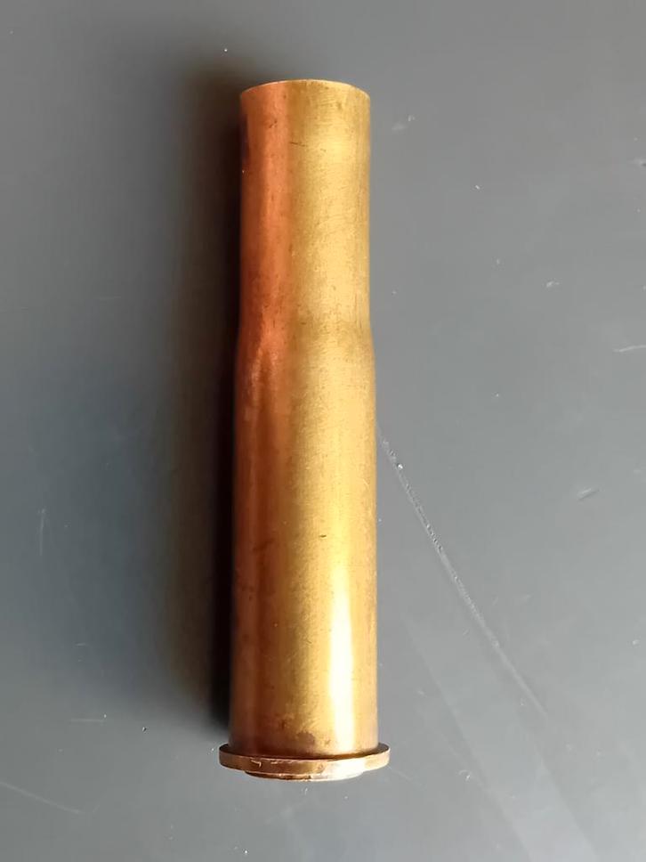 Oude lege huls .43 MAUSER.  11,15 x 60 R, Verzamelen, Militaria | Tweede Wereldoorlog, Overige soorten, Hulzen of Bodemvondsten
