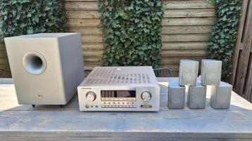 Marantz receiver SR7000/N1G met Elac speakerset en subwoofer beschikbaar voor biedingen