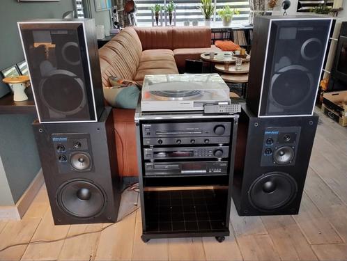 Vintage Sony set versterker tuner cd Jamo boxen platenspeler, Audio, Tv en Foto, Stereo-sets, Gebruikt, Cd-speler, Tuner of Radio