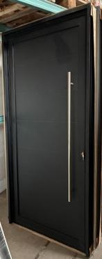 Aluminium voordeur 105 x 220 cm Rechts kleur Zwart 9005, 100 tot 120 cm, 215 cm of meer, Nieuw, Ophalen of Verzenden
