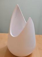 Witte keramieken design vaas, Antiek en Kunst, Ophalen of Verzenden
